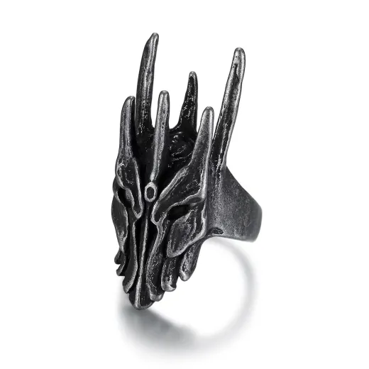 Heavy Skull Alloy Ring for Men – Vintage Punk Statement Fashion Jewelry - Ulikings