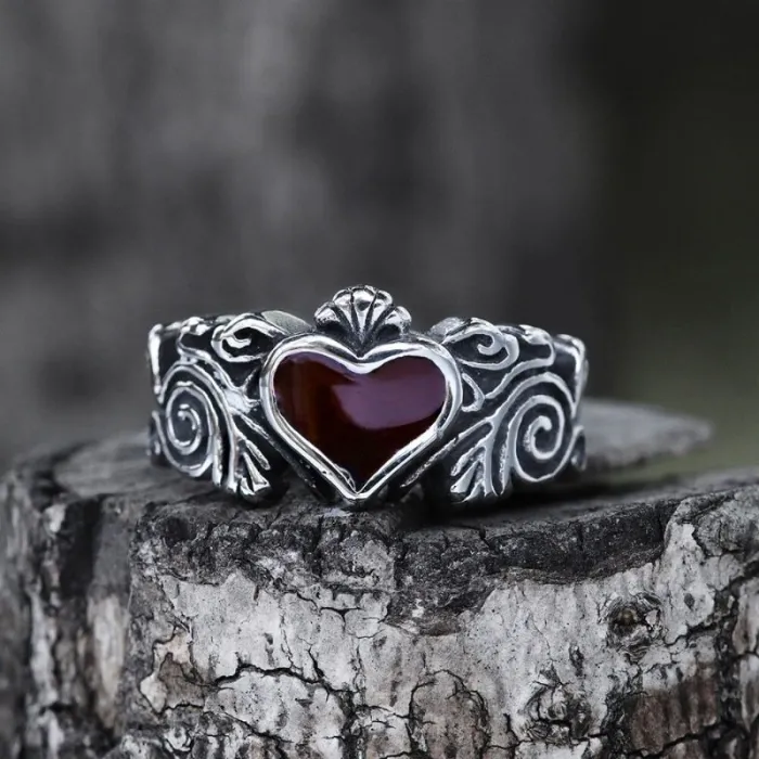 Wholesale Love Element Stainless Steel Ring – Fashion Unisex Band Factory Price