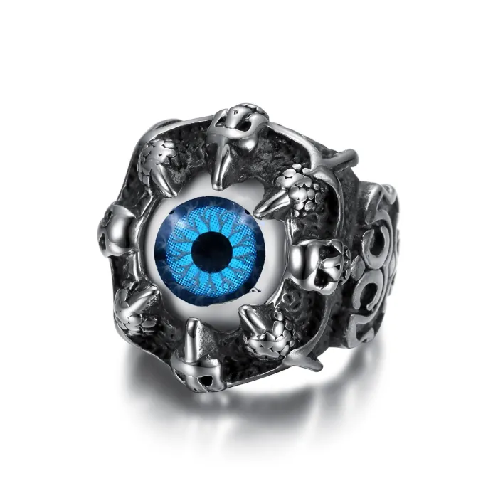 Wholesale Vintage Dragon Claw Eye Ring – Stainless Steel Men’s Band Factory Price