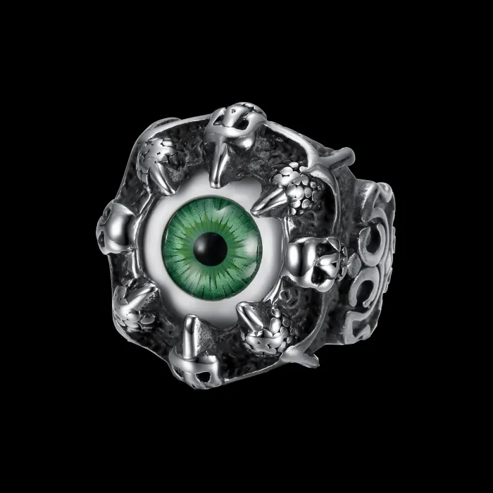 Wholesale Vintage Dragon Claw Eye Ring – Stainless Steel Men’s Band Factory Price