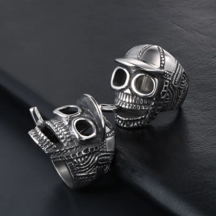 Wholesale Vintage Skull Ring – Stainless Steel Gothic Men’s Band Factory Price