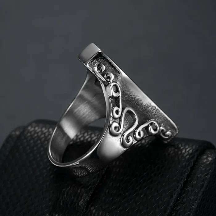 Wholesale Vintage Zombie Coffin Ring – Stainless Steel Gothic Men’s Band Factory Price