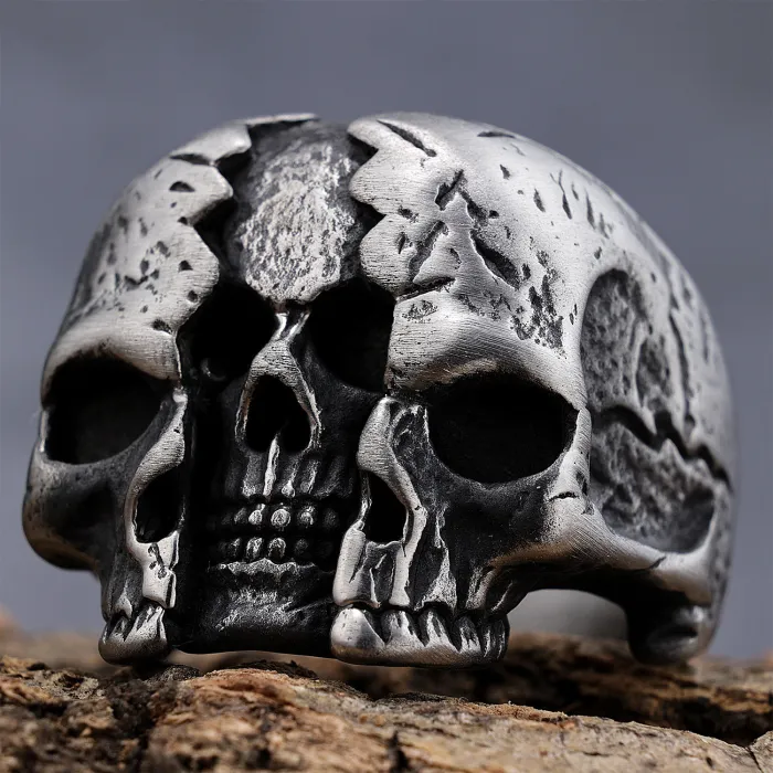 Wholesale Vintage Skull Ring – Stainless Steel Gothic Men’s Band Factory Price