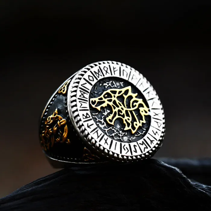 Wholesale Nordic Animal Rune Ring – Stainless Steel Viking Jewelry Supplier & Factory Price