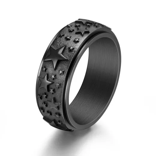 Wholesale Pentagram Spinner Ring – Stainless Steel Rotating Band Factory Price - Ulikings