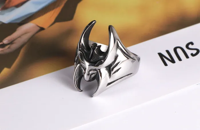 Wholesale Vintage Batman Ring – Stainless Steel Men’s Band Factory Price